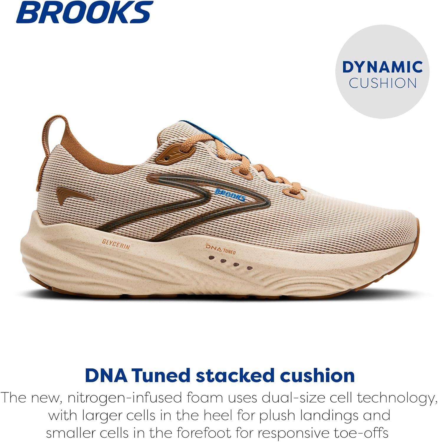 image:imageBrooks Mens Glycerin 22 Neutral Running ShoeTintTobaccoIndigo