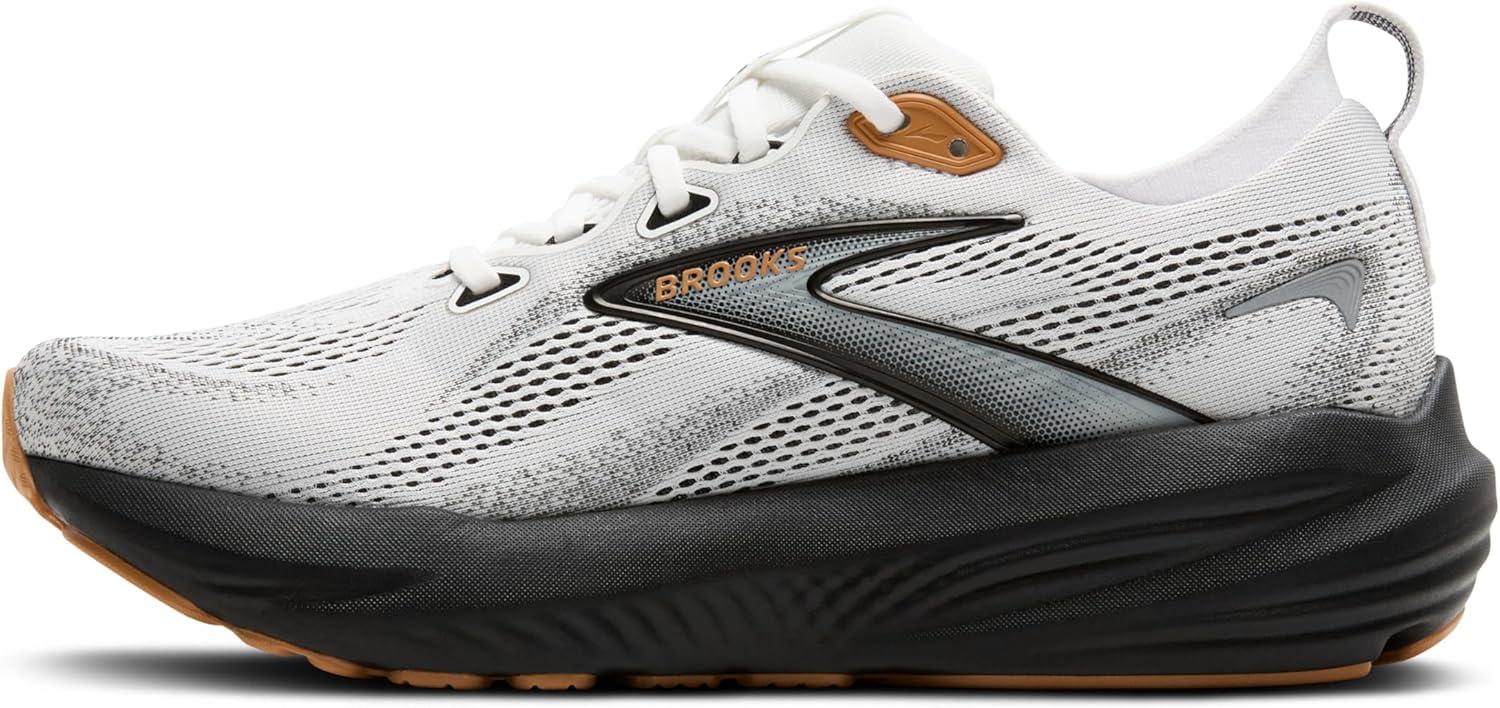 image:imageBrooks Mens Glycerin 22 Neutral Running ShoeWhiteGreyBlack