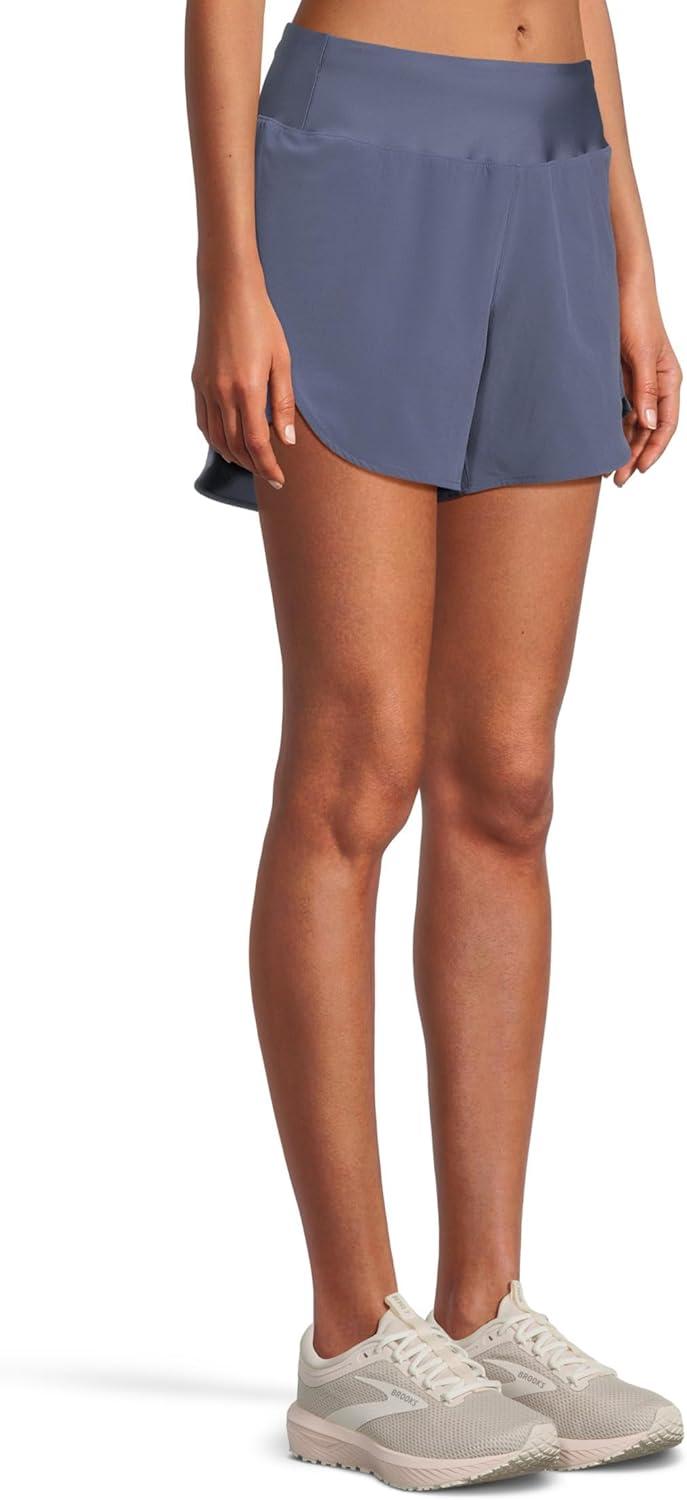 image:imageBrooks Womens Chaser 5quot Short 20 HighRise Athletic Shorts with Adjustable Waistband Secure Storage ampamp Stretch FabricNightshadow