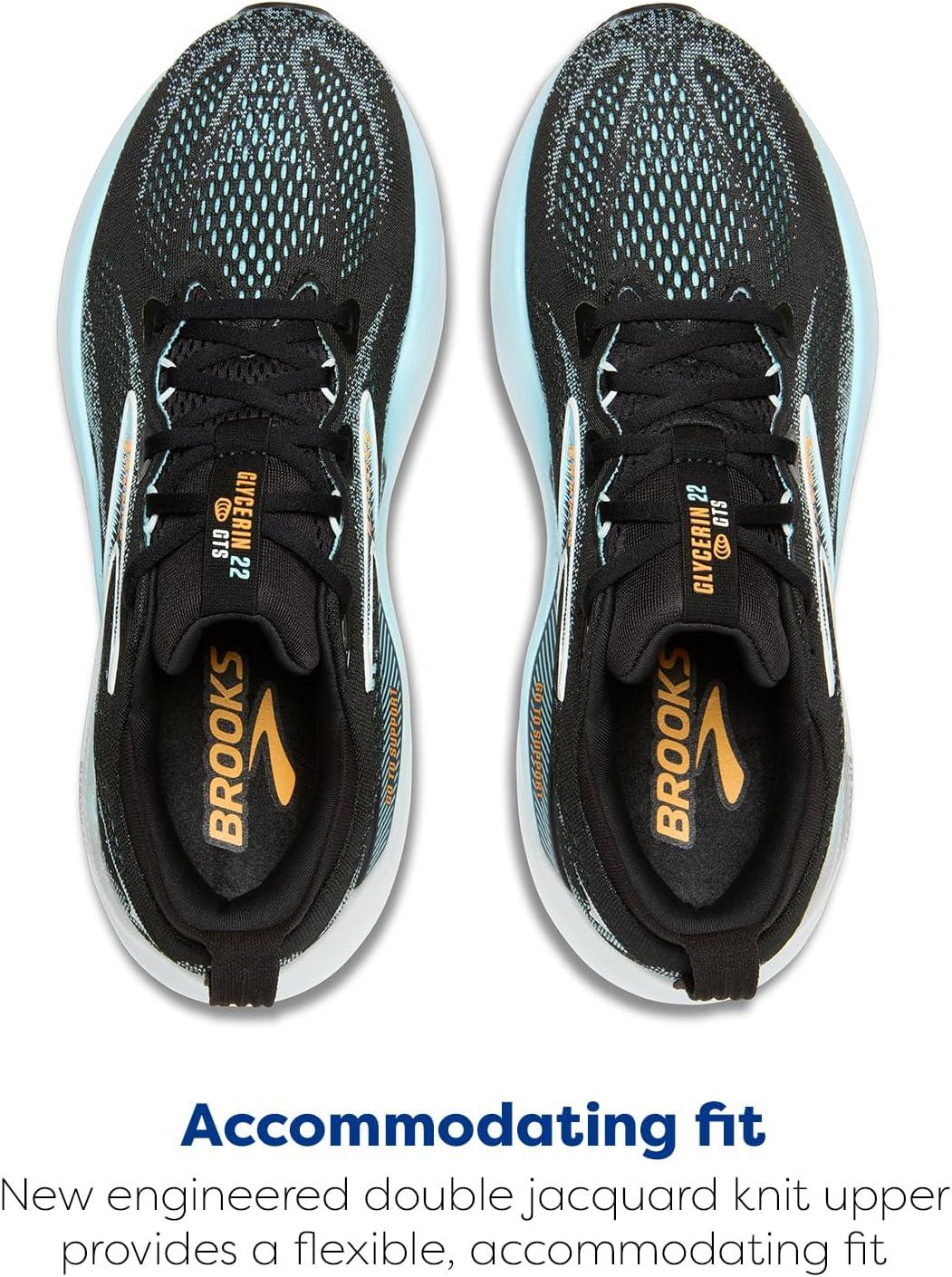 image:imageBrooks womens Glycerin 22BlackAtomizerBlazing Orange