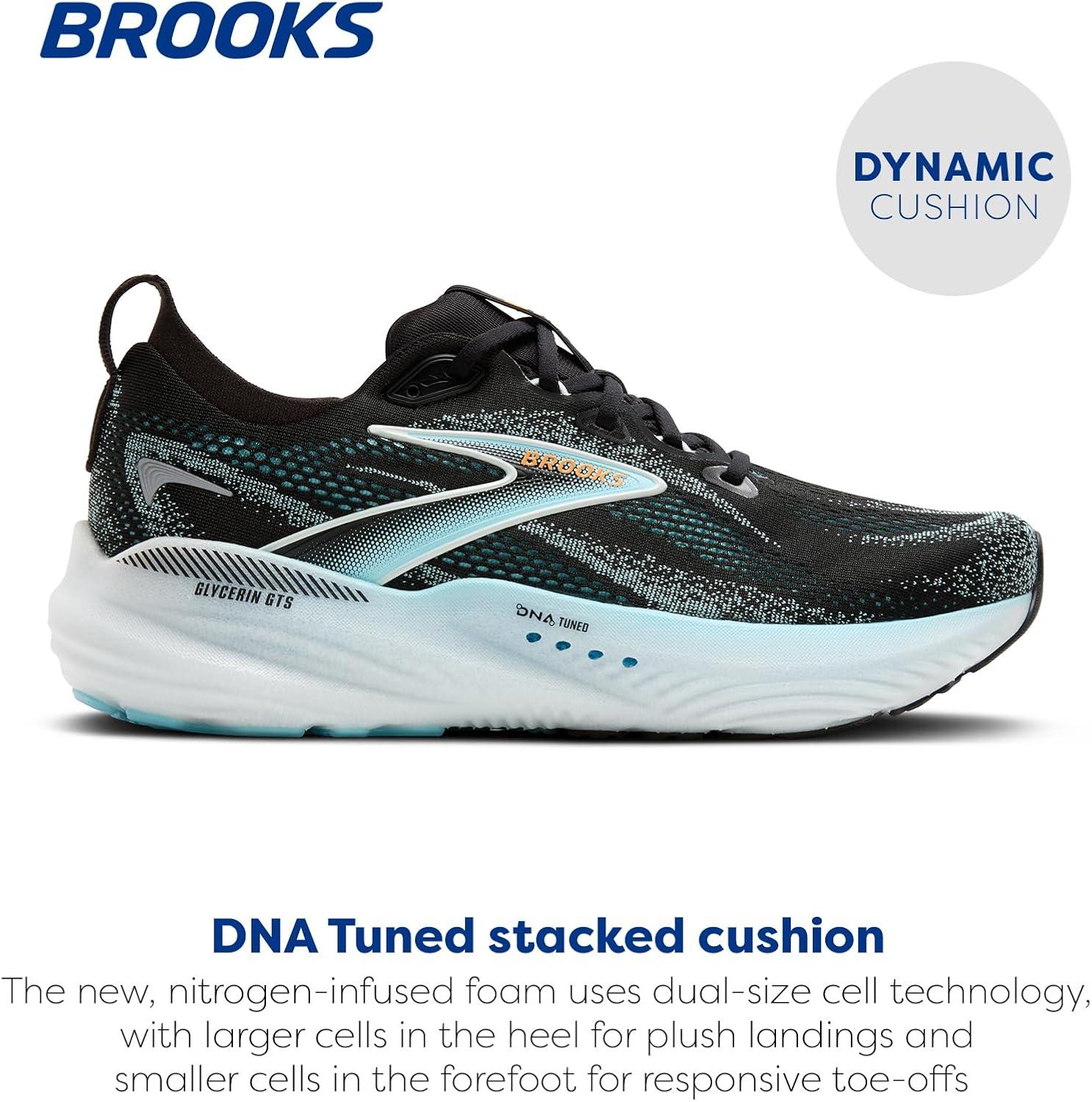 image:imageBrooks womens Glycerin 22BlackAtomizerBlazing Orange