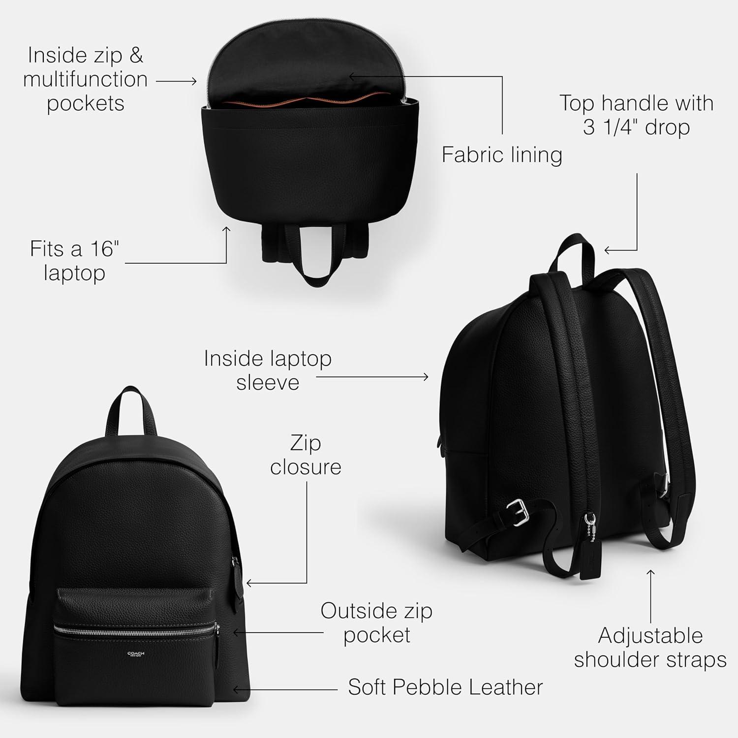 image:imageCOACH Ridgewood Backpack BlackBlack