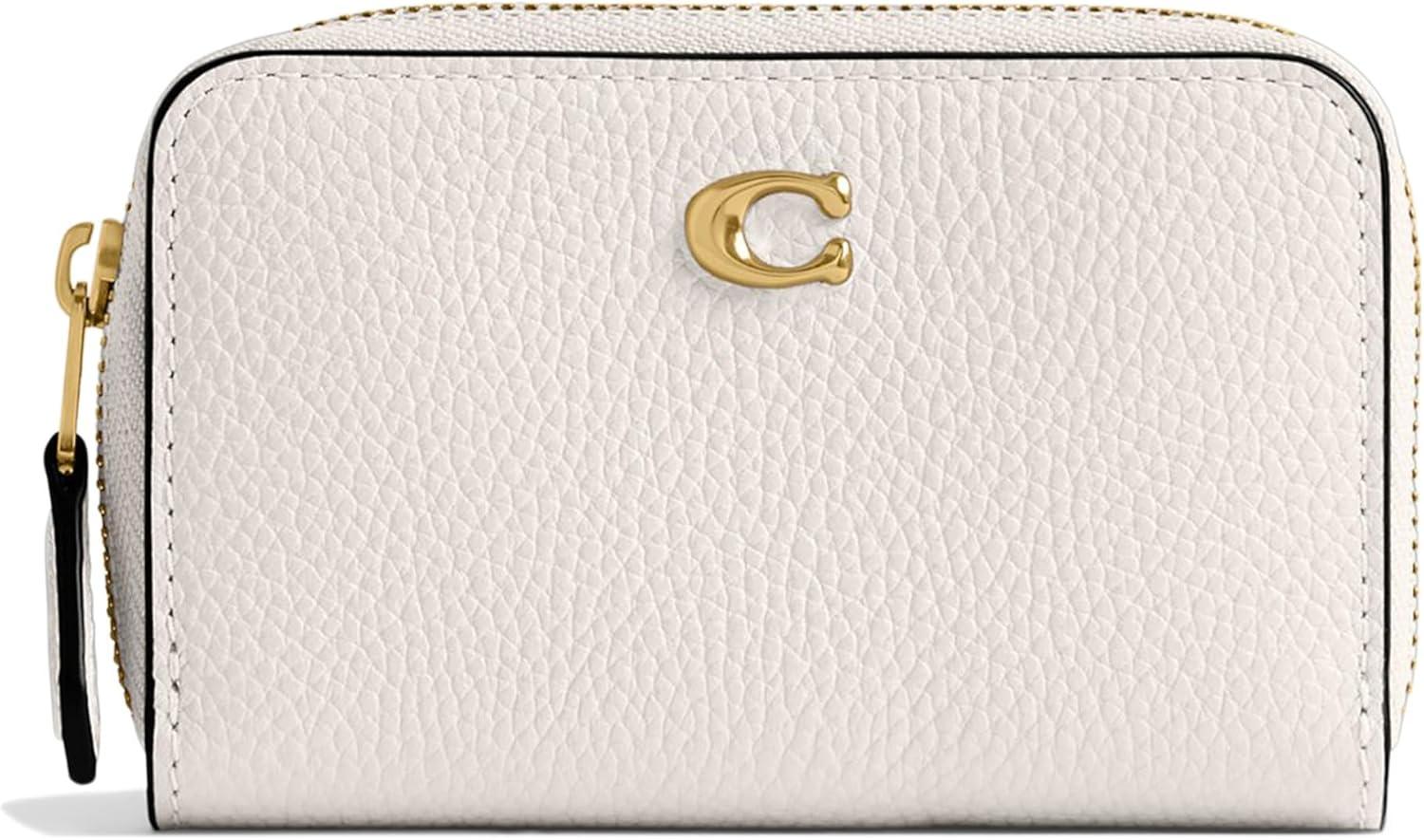 image:imageCOACH Womens Small Zip Around Card CaseB4CHALK