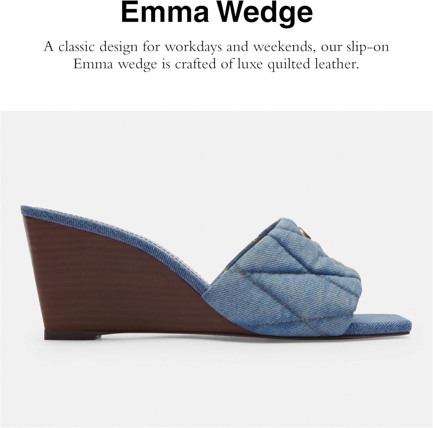 image:imageCOACH womens Emma WedgeIndigo Denim