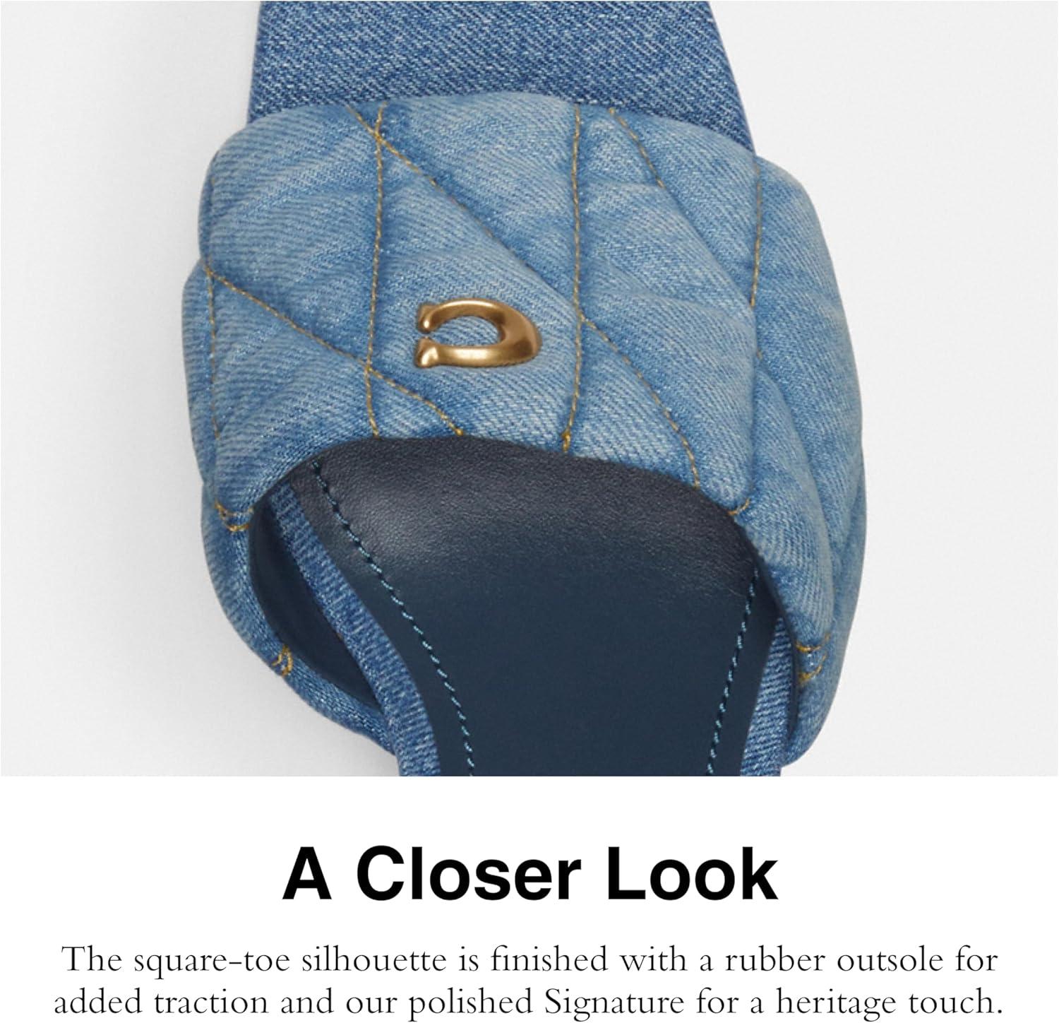 image:imageCOACH womens Emma WedgeIndigo Denim