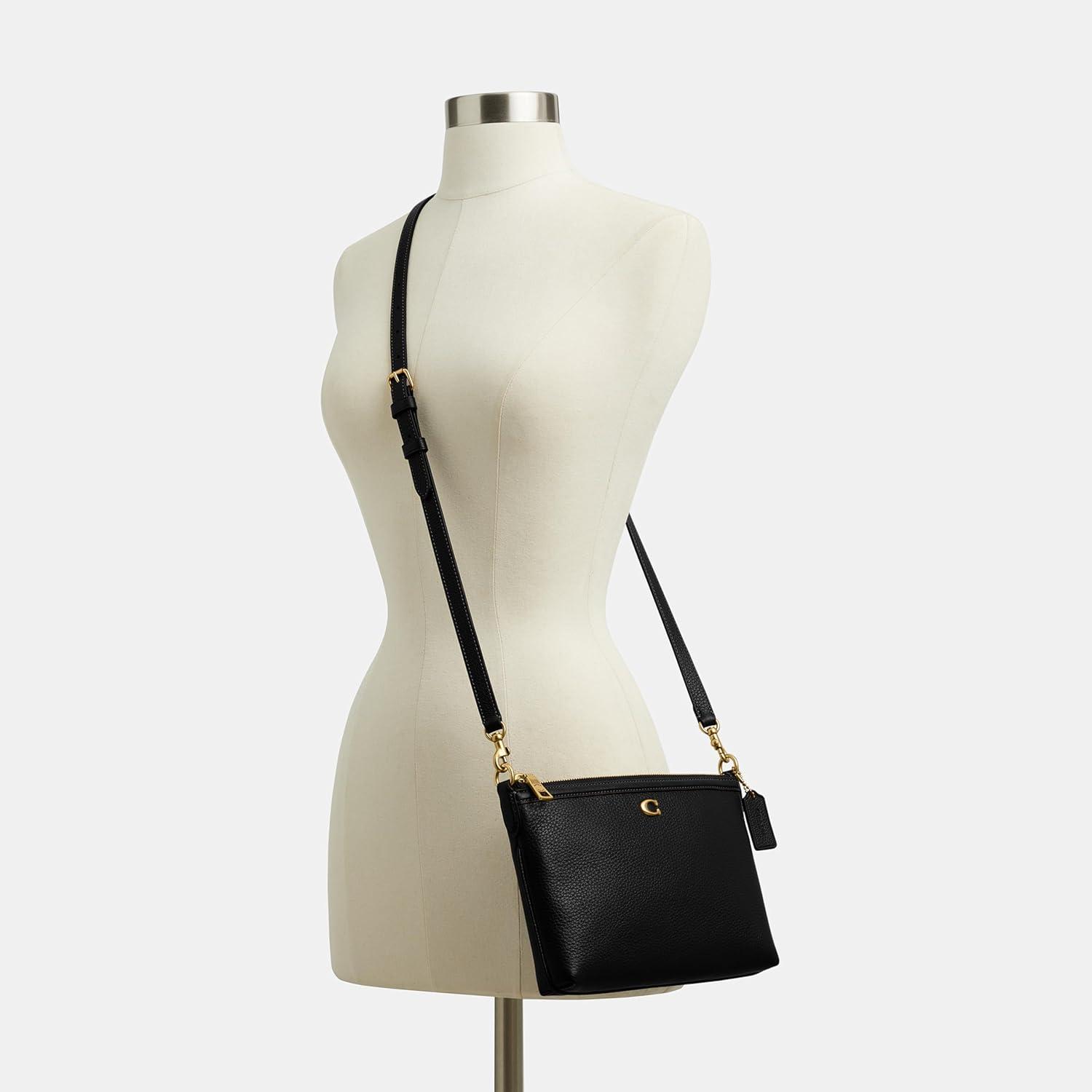 image:imageCOACH womens Legacy Zip Top CrossbodyB4Black