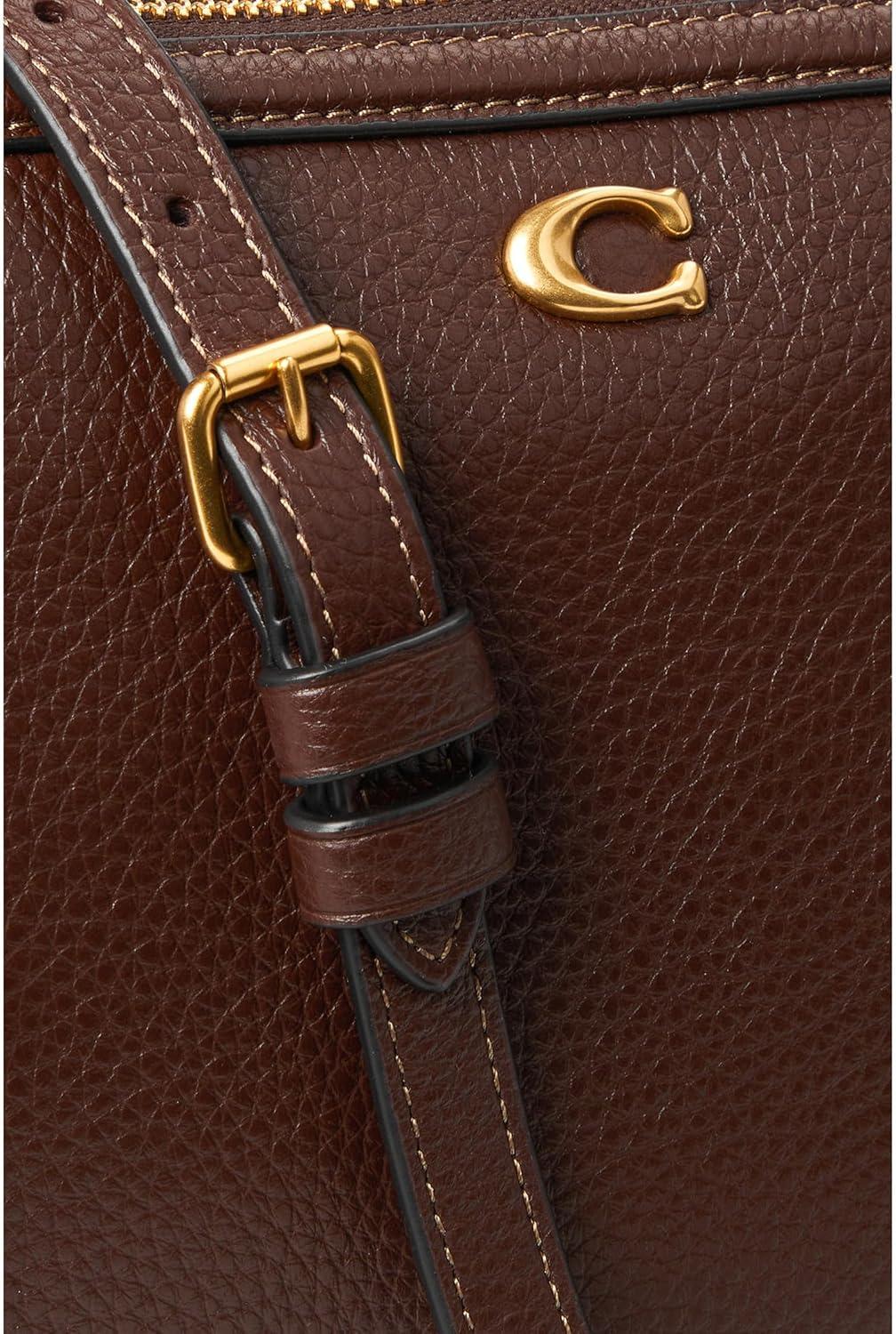 image:imageCOACH womens Legacy Zip Top CrossbodyB4Maple