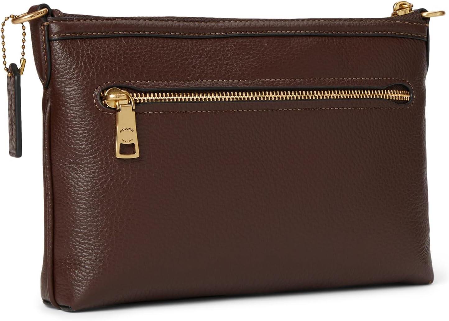 image:imageCOACH womens Legacy Zip Top CrossbodyB4Maple