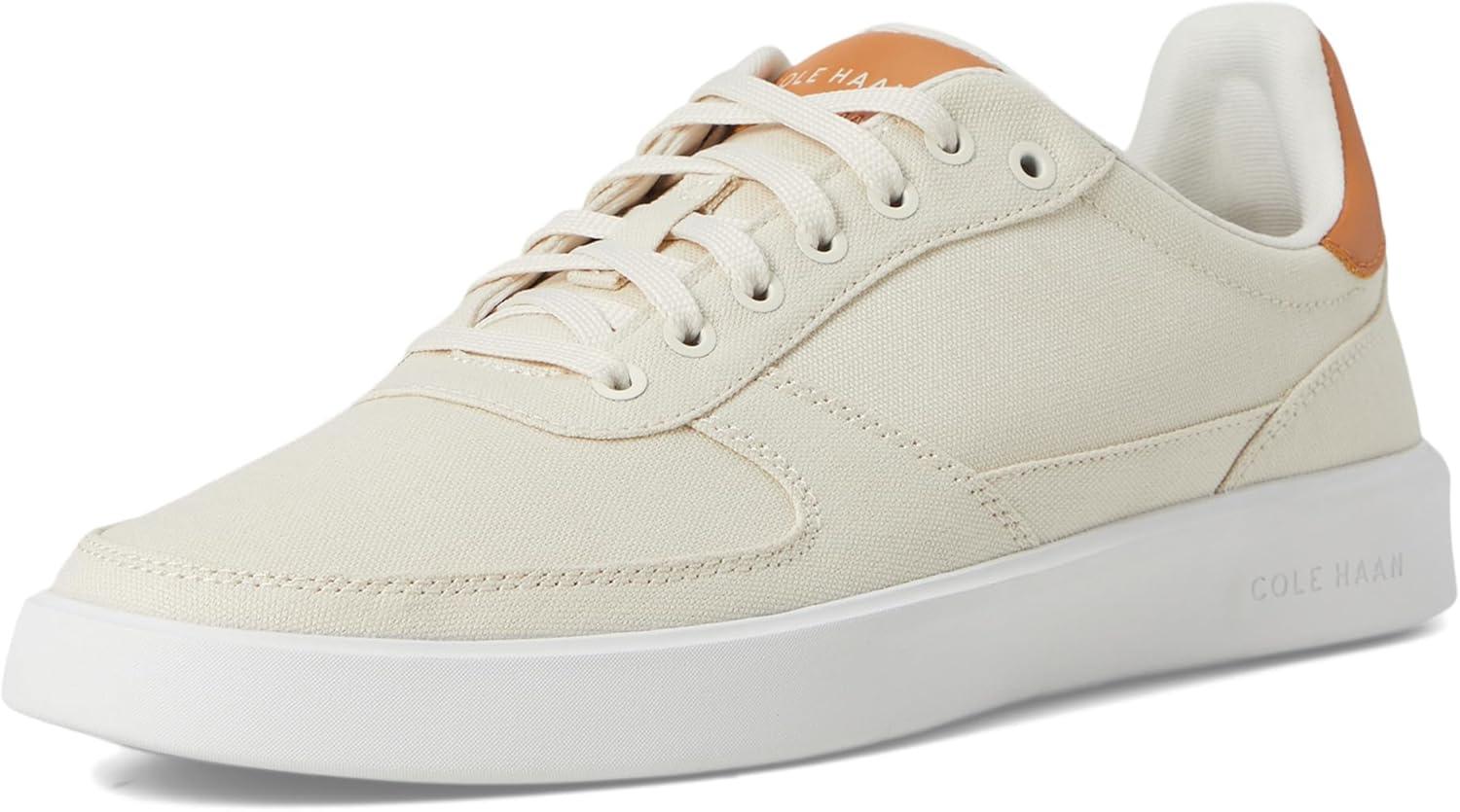 image:imageCole Haan Mens Grand Crosscourt Daily Turf SneakerIvoryNaturalOptic White