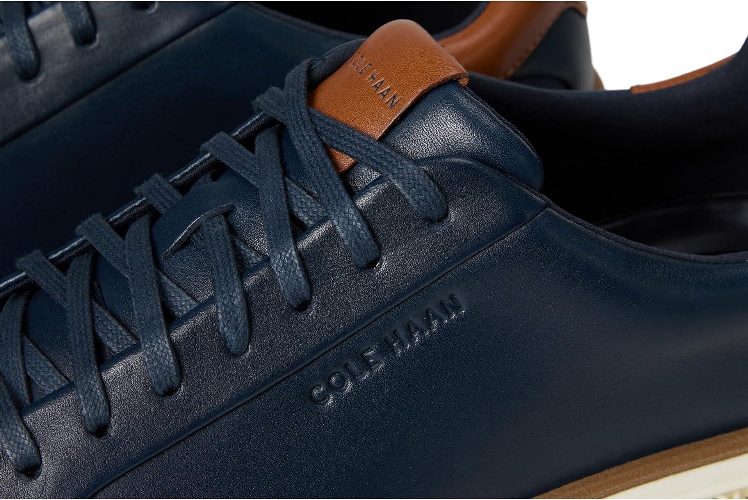 image:imageCole Haan Mens Grandpro Court SkyweaveNavy BlazerBrit TanIvory
