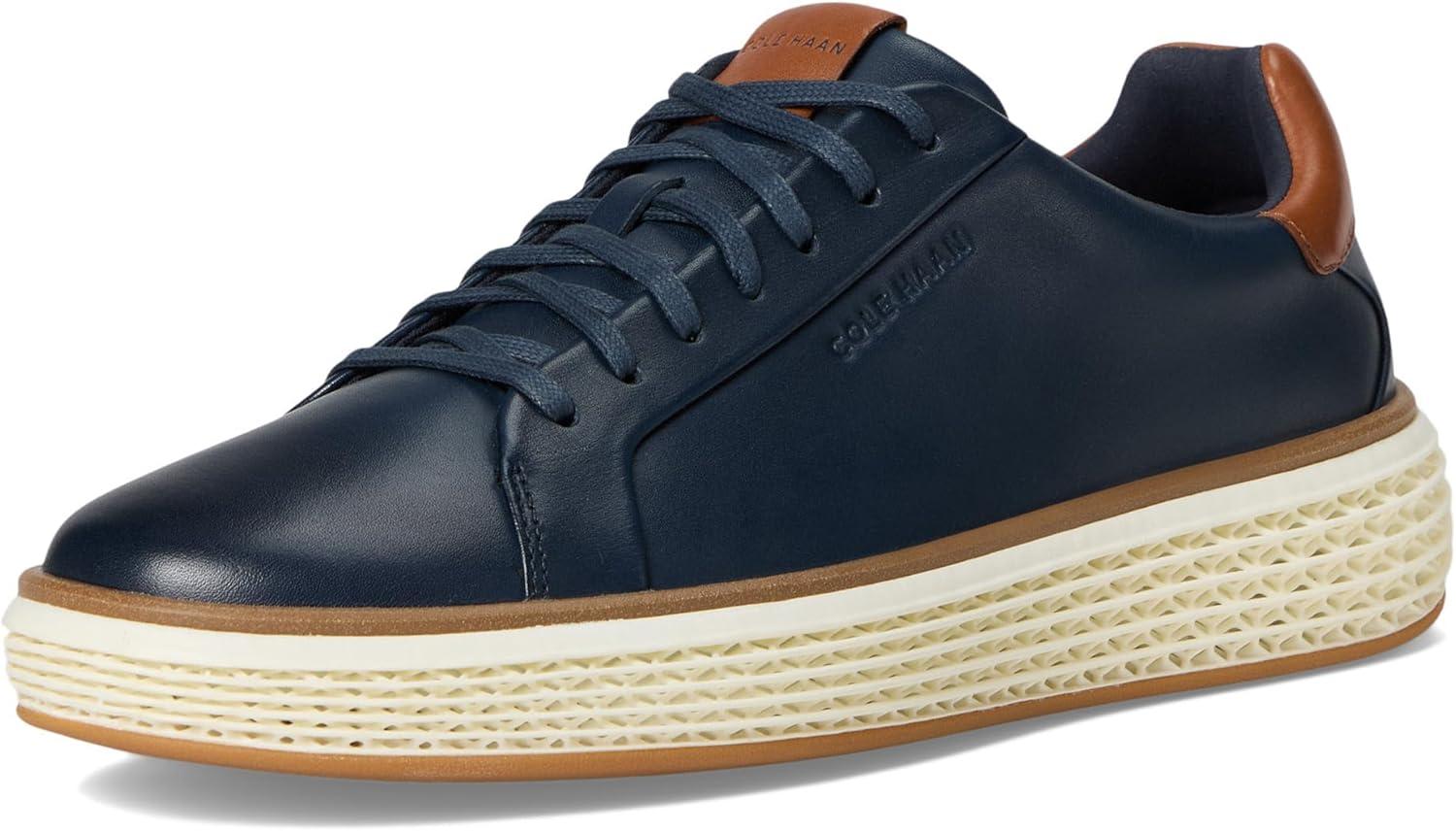 image:imageCole Haan Mens Grandpro Court SkyweaveNavy BlazerBrit TanIvory