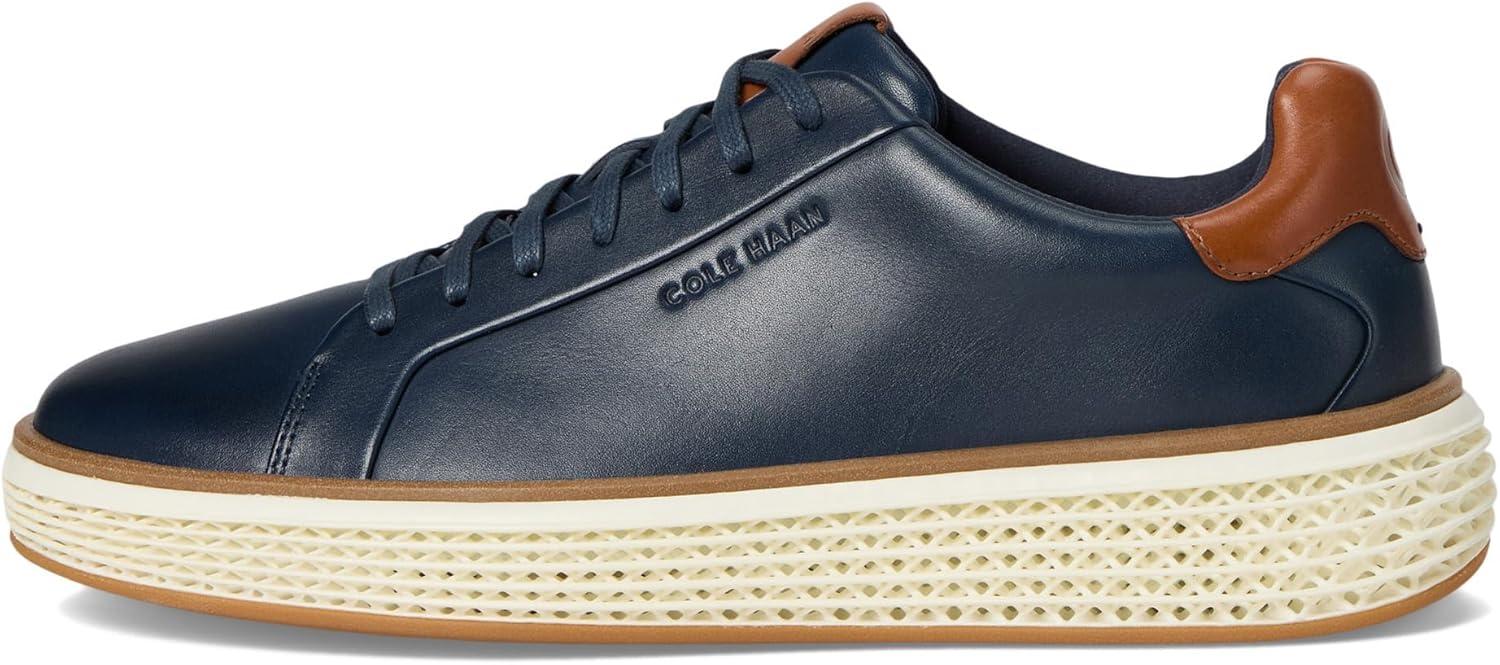 image:imageCole Haan Mens Grandpro Court SkyweaveNavy BlazerBrit TanIvory