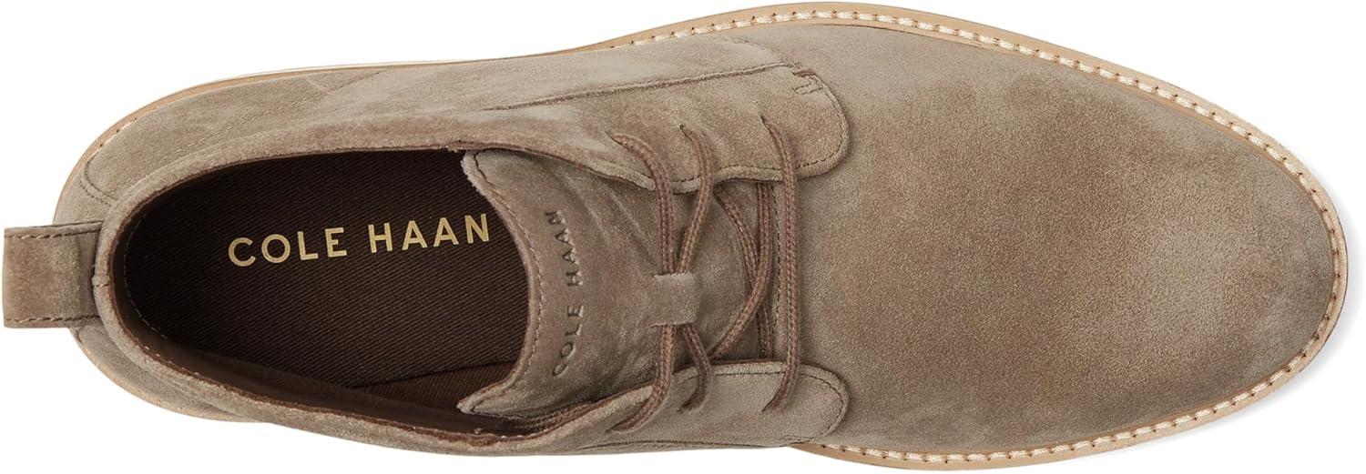 image:imageCole Haan Mens Morse Grand Chukka BootsMorel SuedeIvory