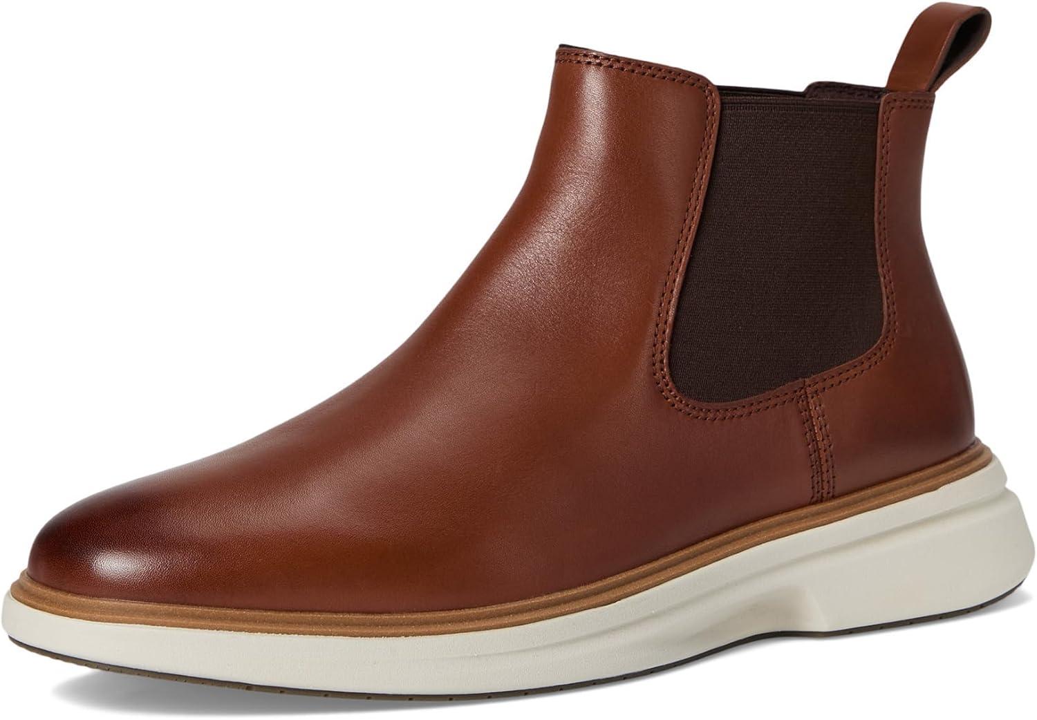 image:imageCole Haan Mens Originalgrand Cityspectre Chelsea BootsWoodburyDark NaturalSilver Birch