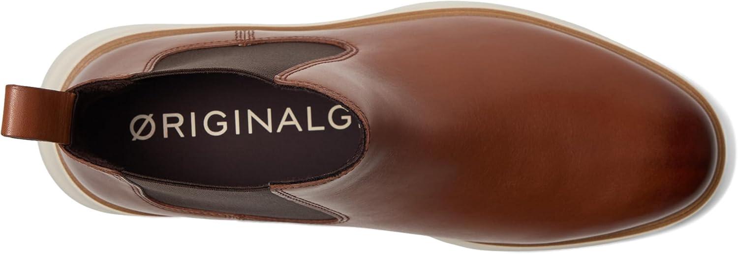image:imageCole Haan Mens Originalgrand Cityspectre Chelsea BootsWoodburyDark NaturalSilver Birch