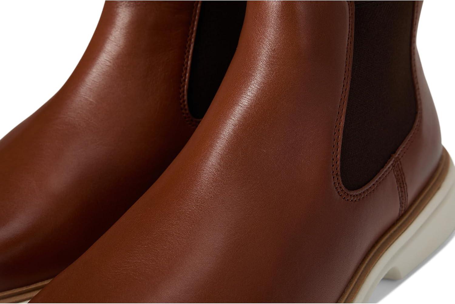 image:imageCole Haan Mens Originalgrand Cityspectre Chelsea BootsWoodburyDark NaturalSilver Birch