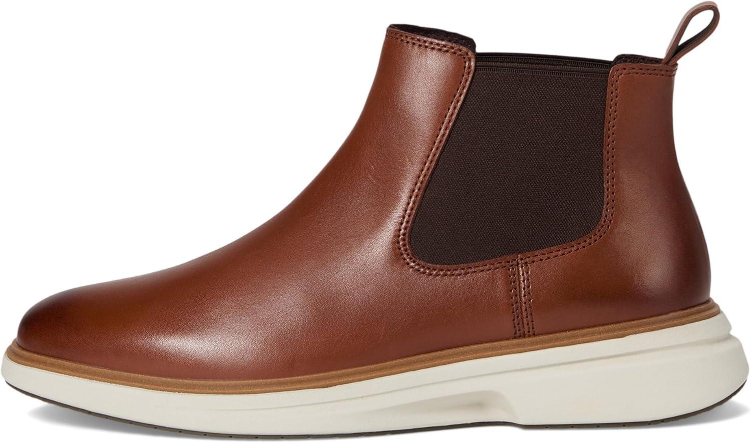 image:imageCole Haan Mens Originalgrand Cityspectre Chelsea BootsWoodburyDark NaturalSilver Birch