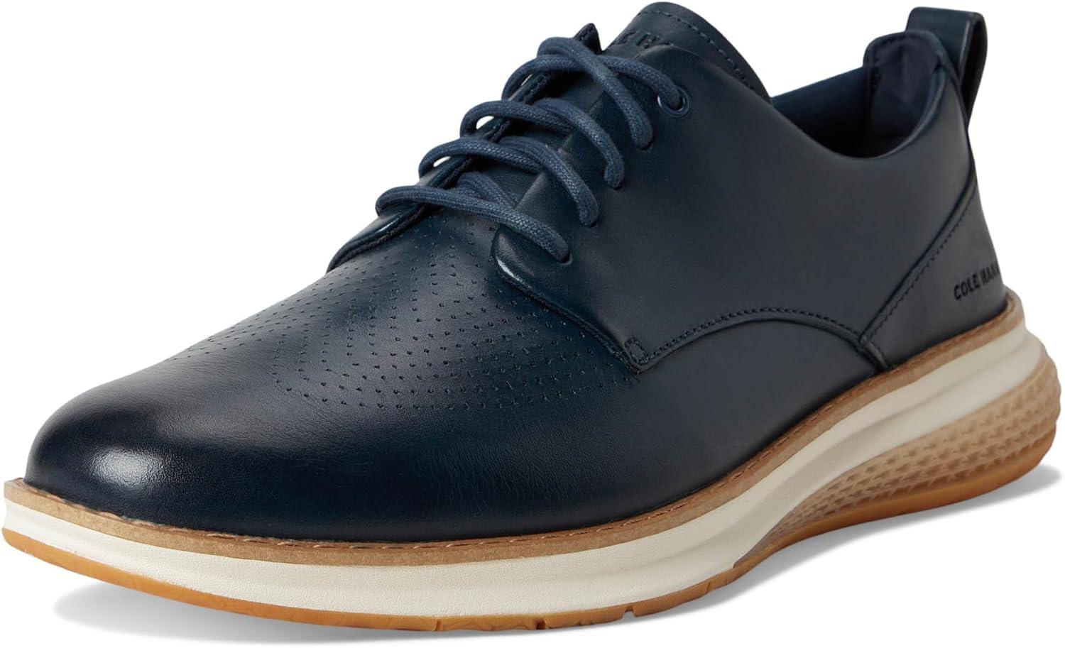 image:imageCole Haan Mens Originalgrand Energy Weave Plain Toe OxfordNavy BlazerIvoryDark Gum
