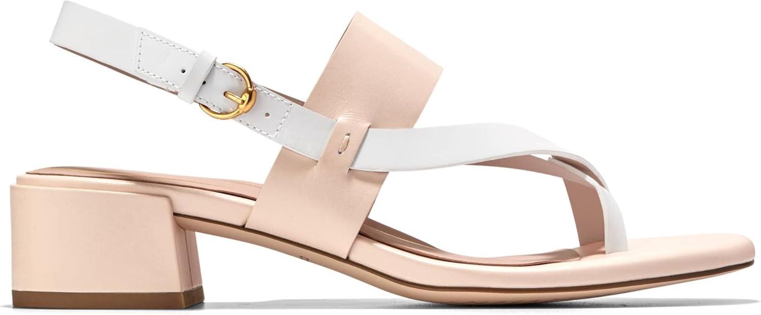 image:imageCole Haan Womens Anica Lux Block Heel Heeled SandalSandollar LtrWhite Ltr