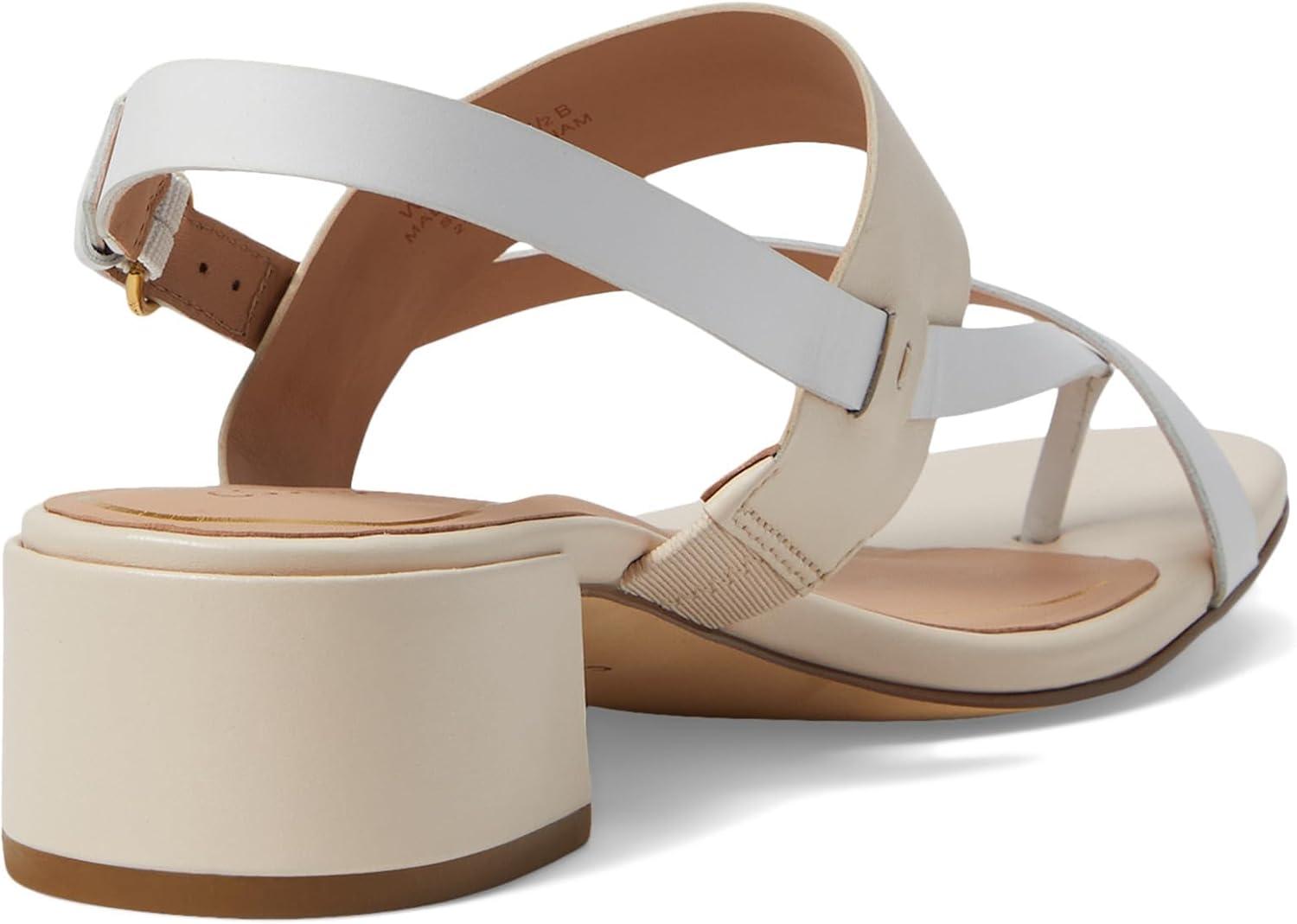 image:imageCole Haan Womens Anica Lux Block Heel Heeled SandalSandollar LtrWhite Ltr