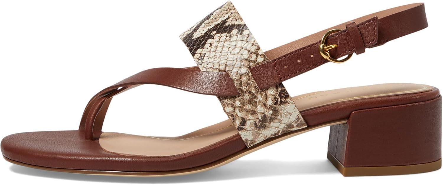 image:imageCole Haan Womens Anica Lux Block Heel Heeled SandalSandollar Prt Soho Snake Ltr