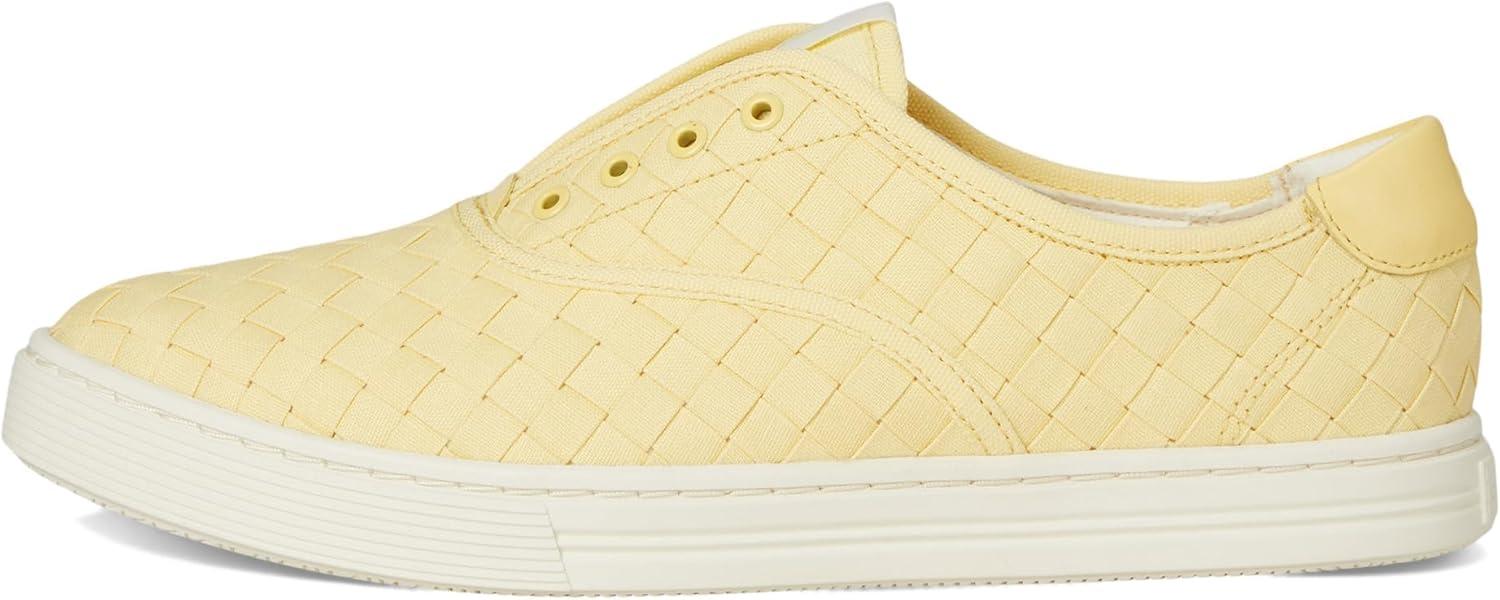 image:imageCole Haan Womens Grandpro HarborPale Banana Woven CanvasLeatherIvory
