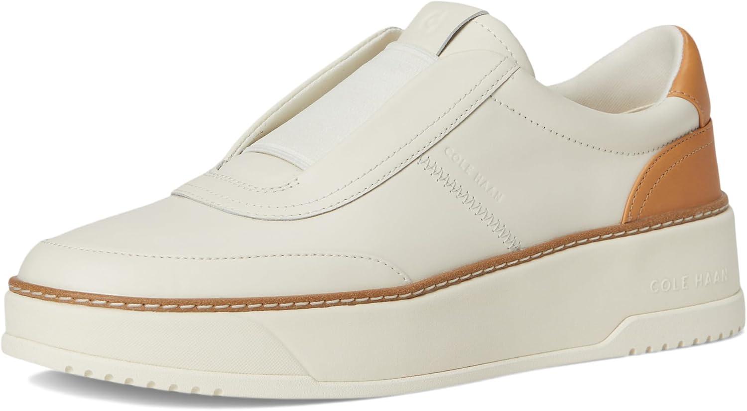 image:imageCole Haan Womens Grandpro Maxfield Slipon SneakersIvoryBiscuit