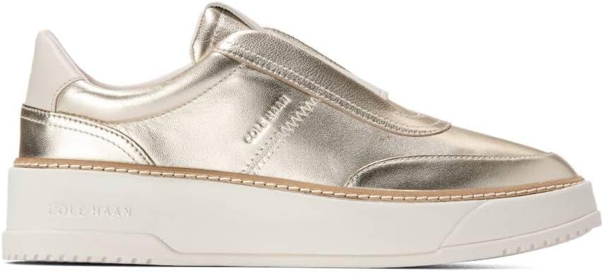 image:imageCole Haan Womens Grandpro Maxfield Slipon SneakersSoft Gold Leather