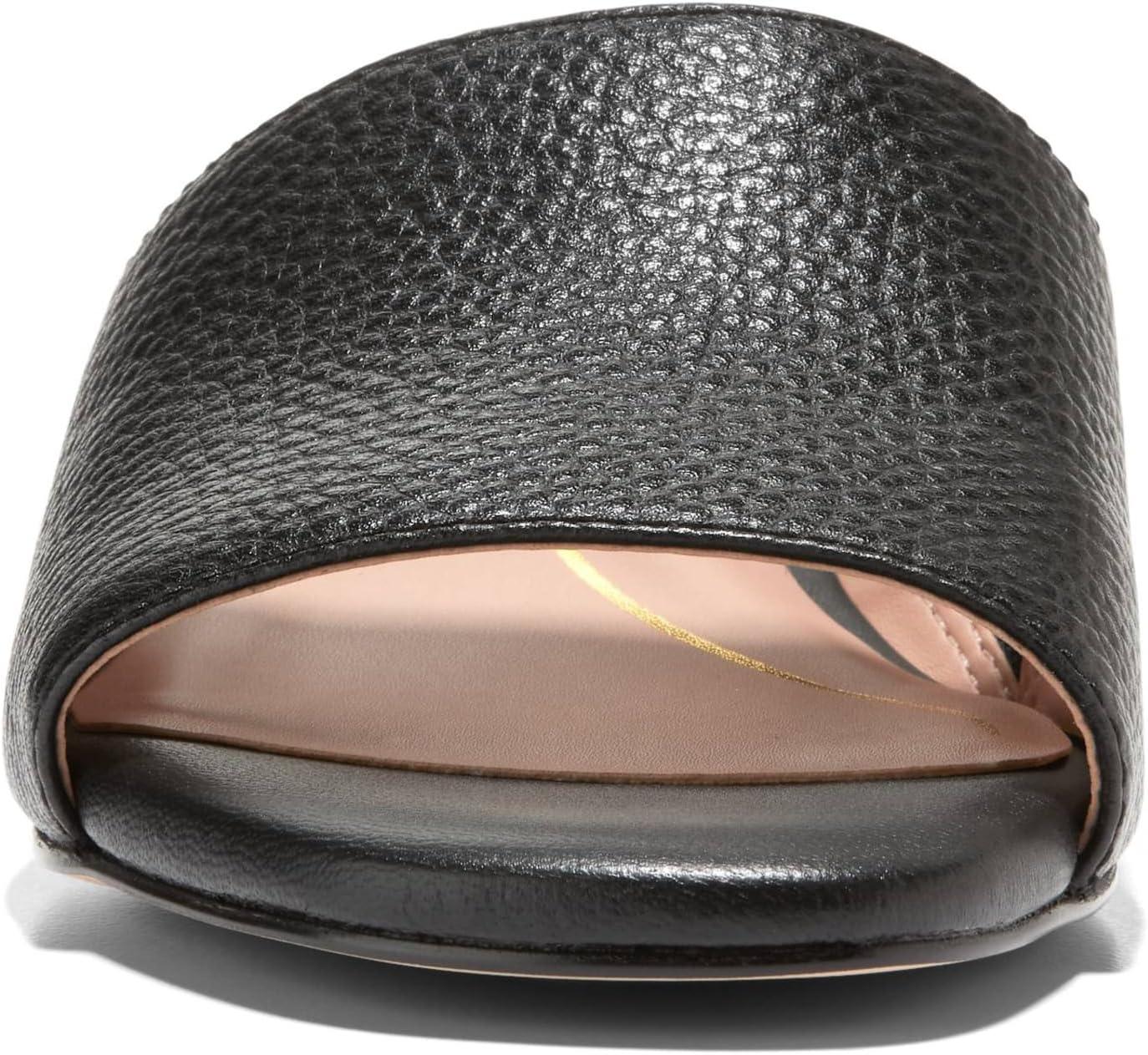 image:imageCole Haan womens Calli Single Band Block HeelBlack Leather