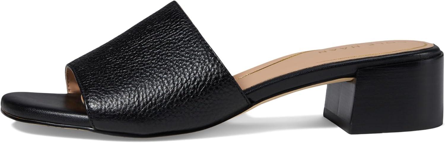 image:imageCole Haan womens Calli Single Band Block HeelBlack Leather