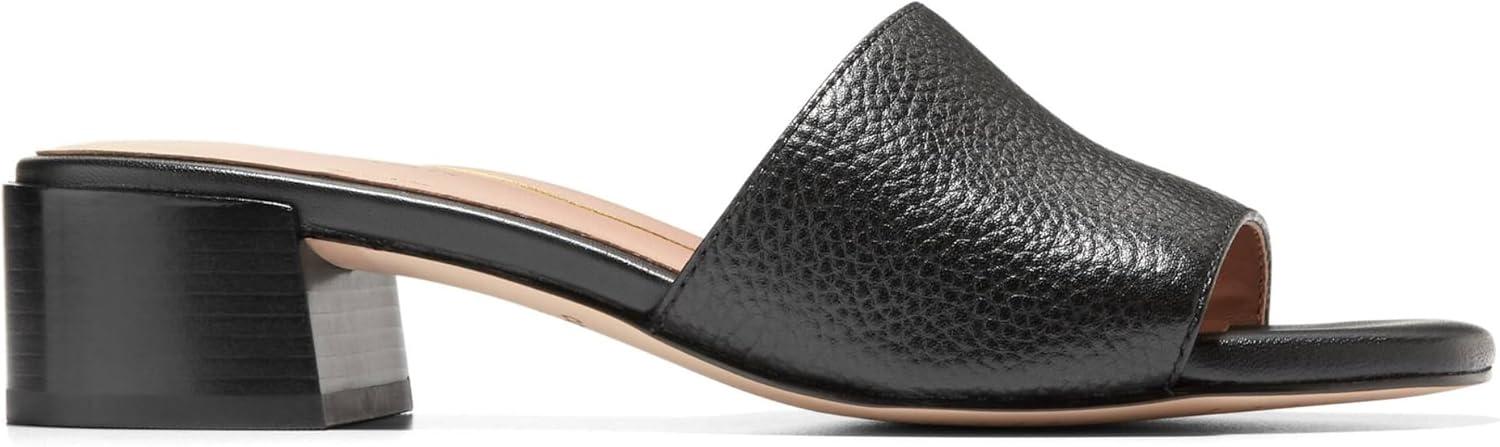 image:imageCole Haan womens Calli Single Band Block HeelBlack Leather