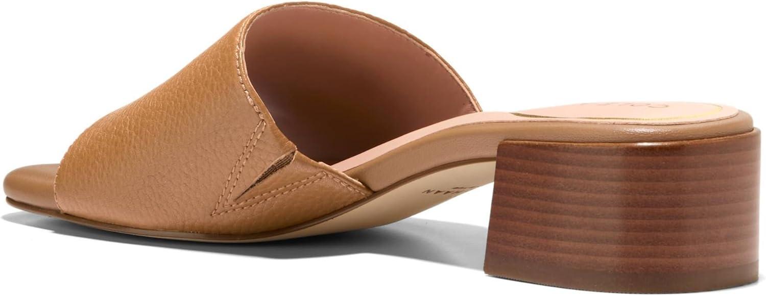 image:imageCole Haan womens Calli Single Band Block HeelPecan Leather