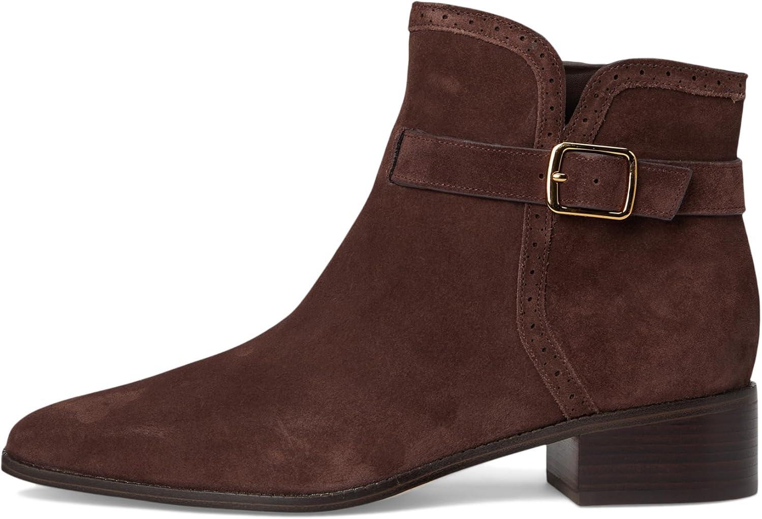 image:imageCole Haan womens Norella Buckle BootsMadeira Brown Suede