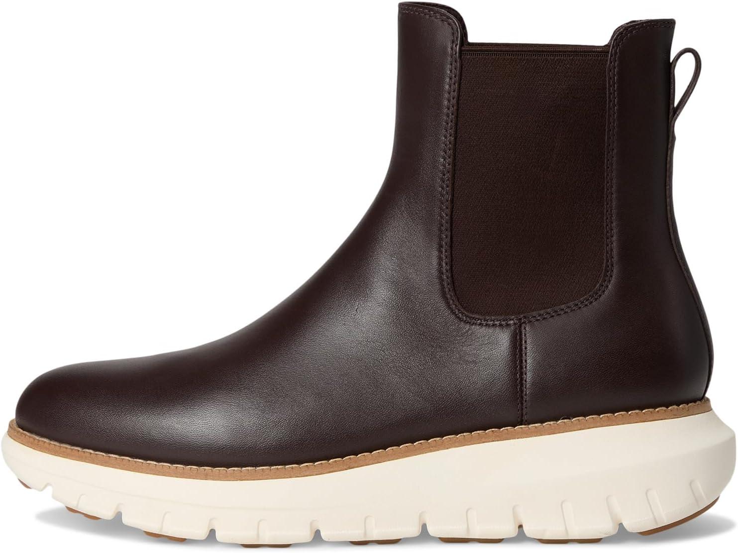 image:imageCole Haan womens Zerogrand Rexanna Waterproof ChelseaCh Dk ChocolateIvory Wp