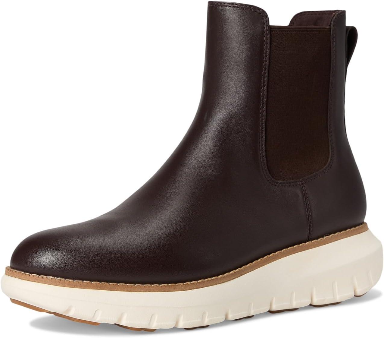 image:imageCole Haan womens Zerogrand Rexanna Waterproof ChelseaCh Dk ChocolateIvory Wp