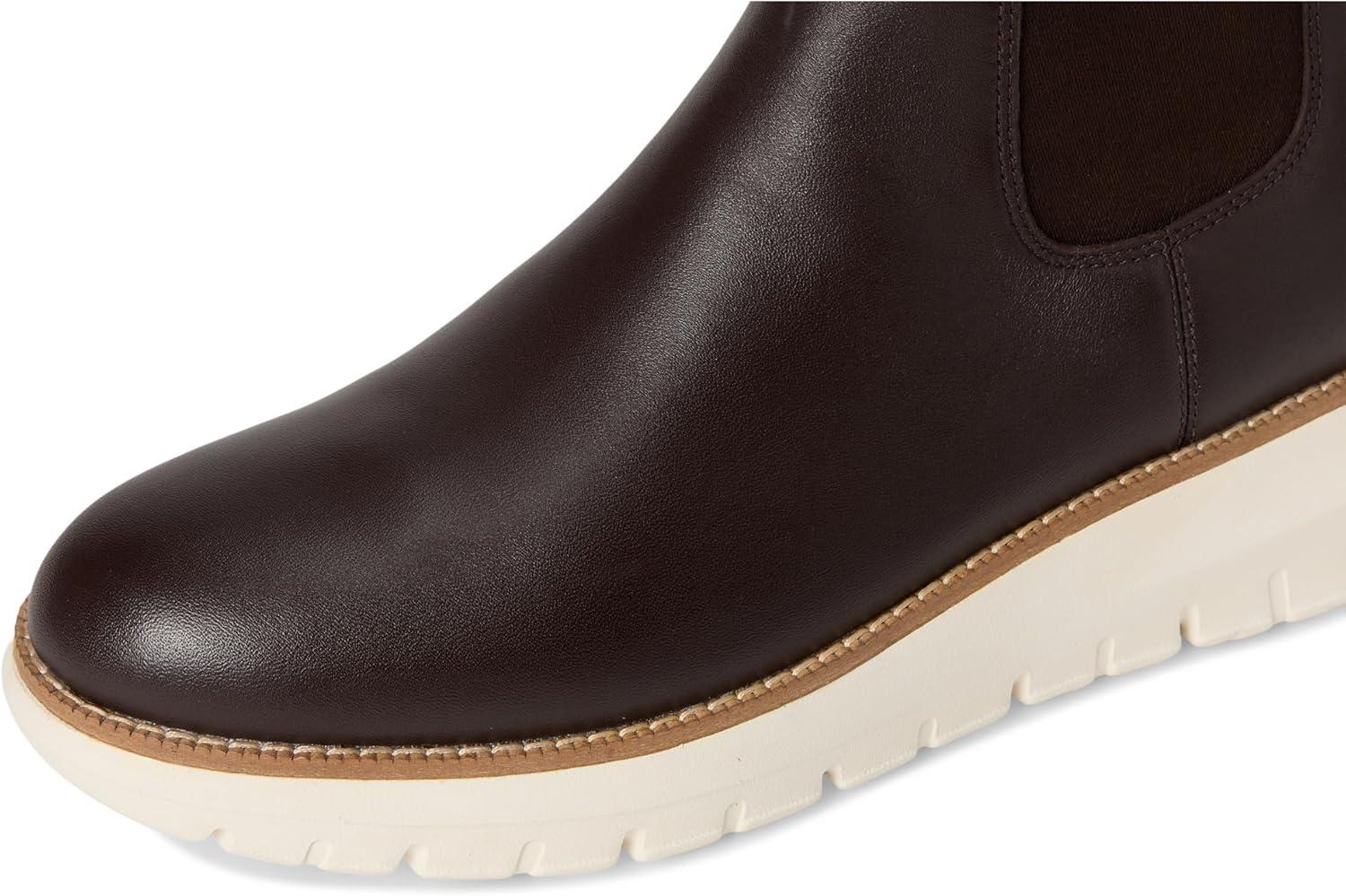 image:imageCole Haan womens Zerogrand Rexanna Waterproof ChelseaCh Dk ChocolateIvory Wp