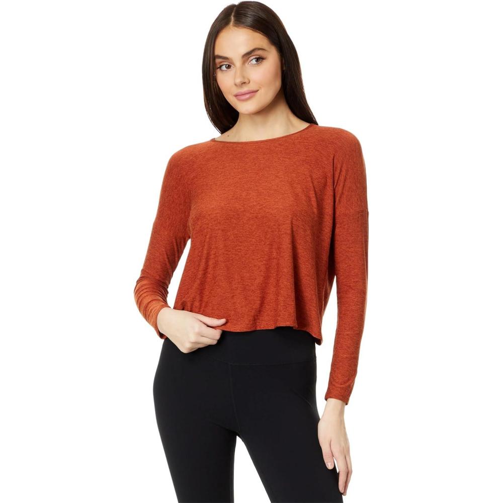 image:imageBeyond Yoga Womens Morning Light PulloverDeep TerracottaSpice