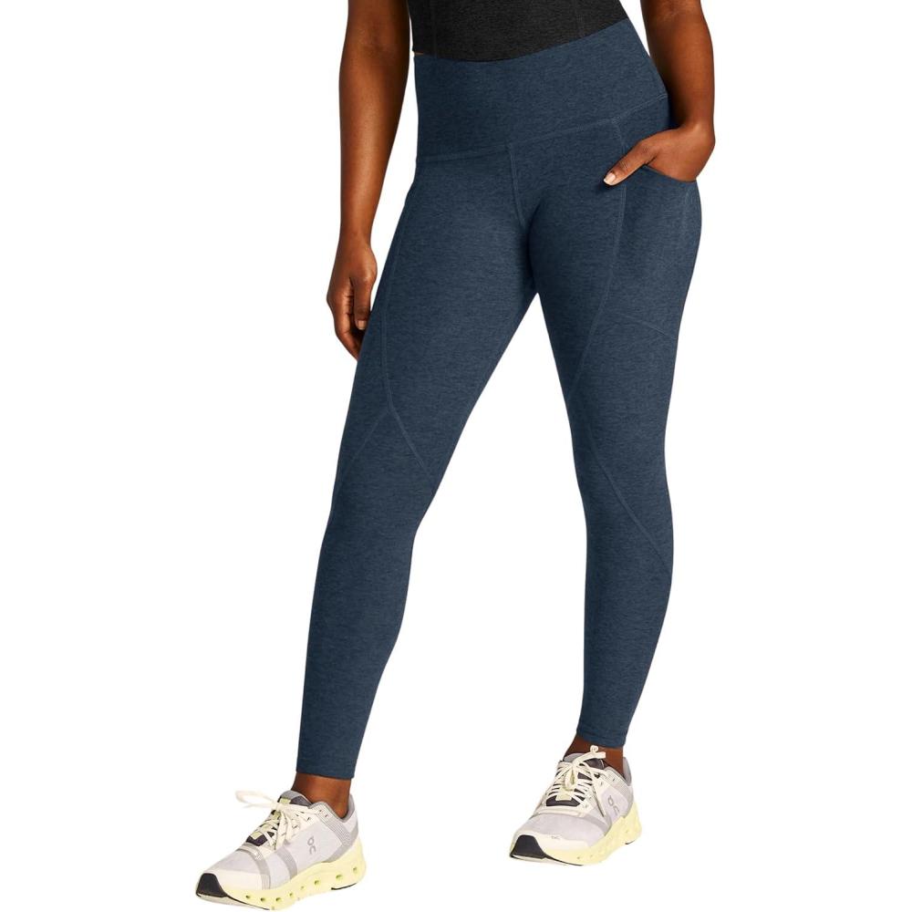 image:imageBeyond Yoga Womens Spacedye Go Pocket Midi LeggingNocturnal Navy