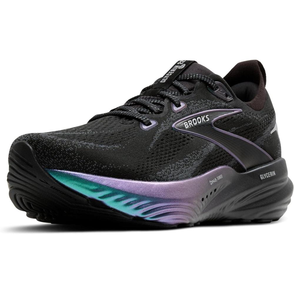 image:imageBrooks Mens Glycerin 22 Neutral Running ShoeAurora BlackEbony