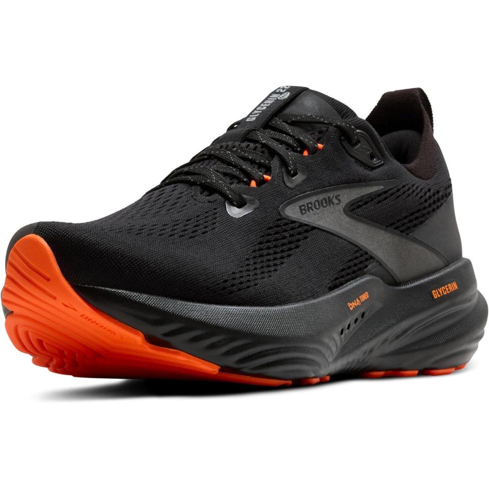 image:imageBrooks Mens Glycerin 22 Neutral Running ShoeBlackOrange