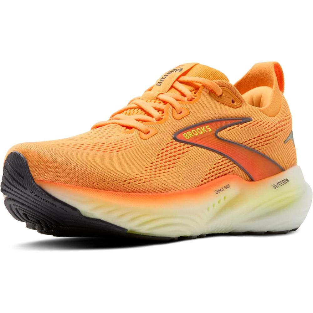 image:imageBrooks Mens Glycerin 22 Neutral Running ShoeOrangeNightlifeWhite