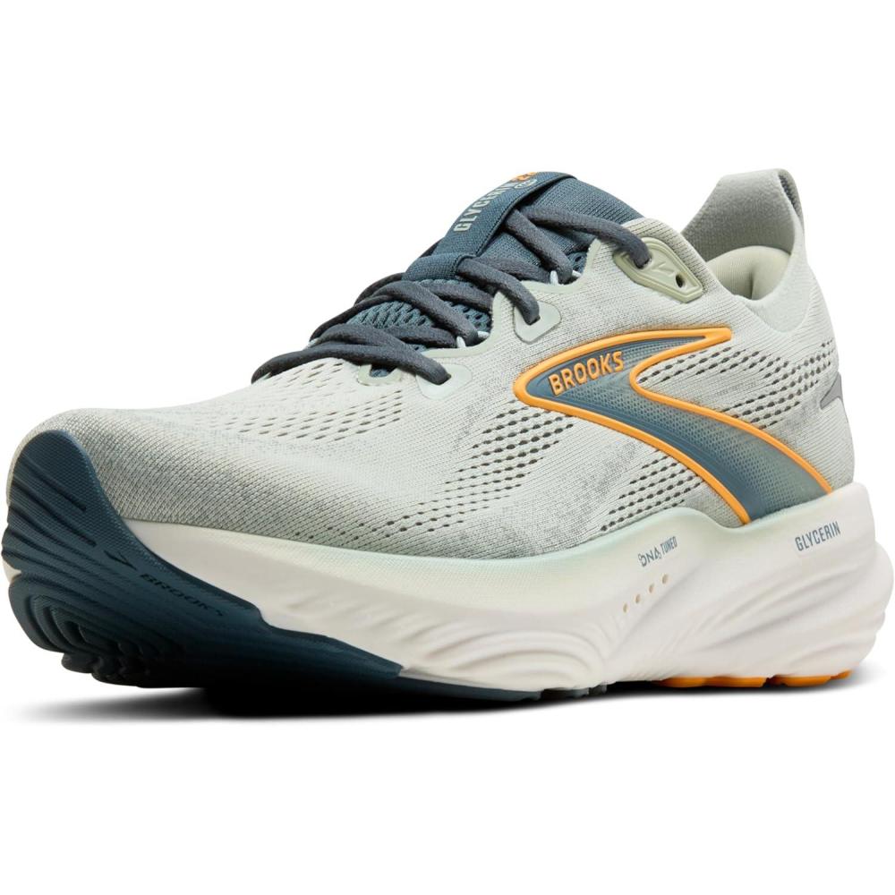 image:imageBrooks Mens Glycerin 22 Neutral Running ShoeSmokeStormyOrange