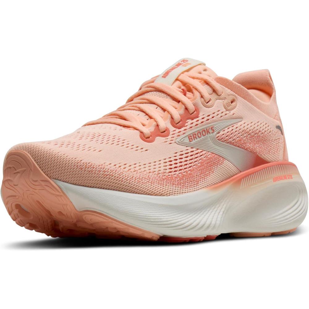 image:imageBrooks Womens Adrenaline GTS 25 Supportive Running ampamp Walking ShoePeach EchoCoconut