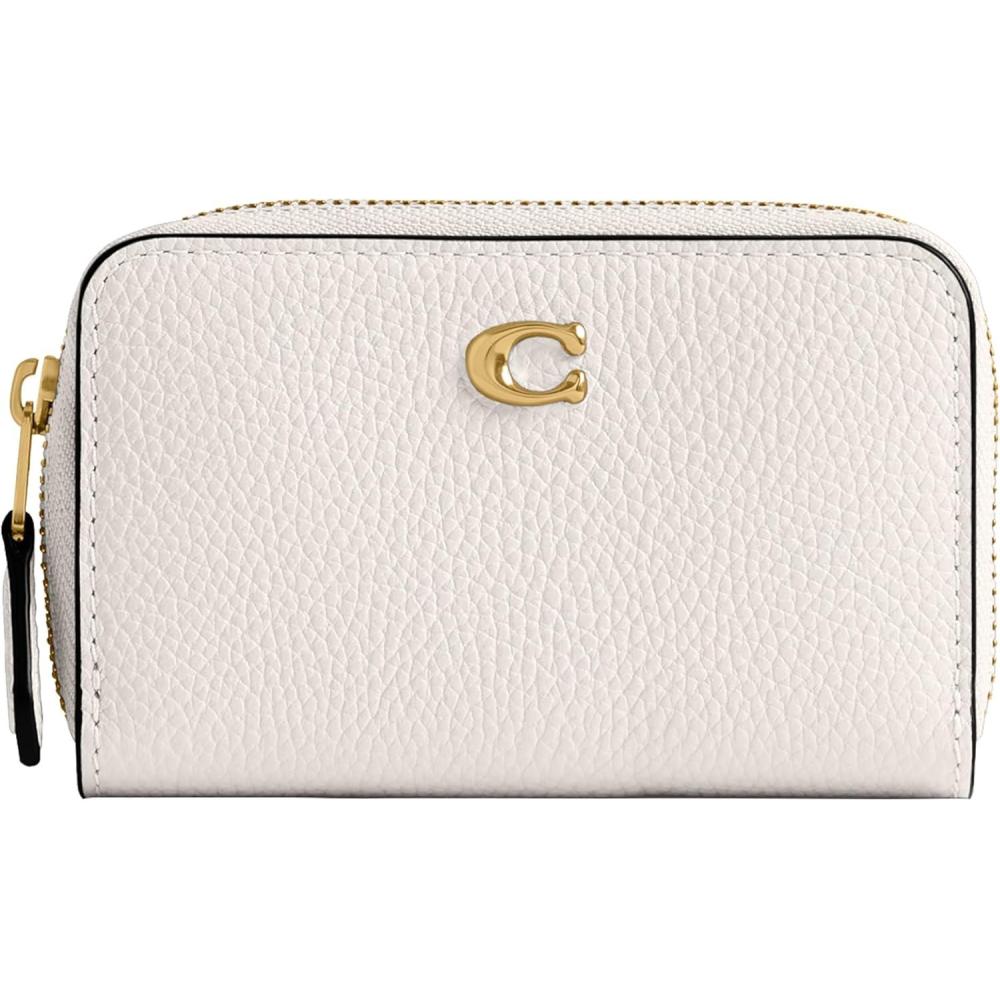 image:imageCOACH Womens Small Zip Around Card CaseB4CHALK