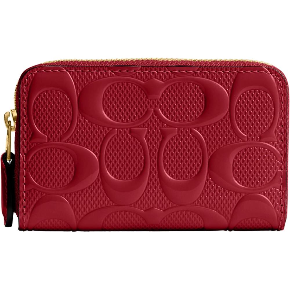 image:imageCOACH Womens Small Zip Around Card CaseB4RUBY