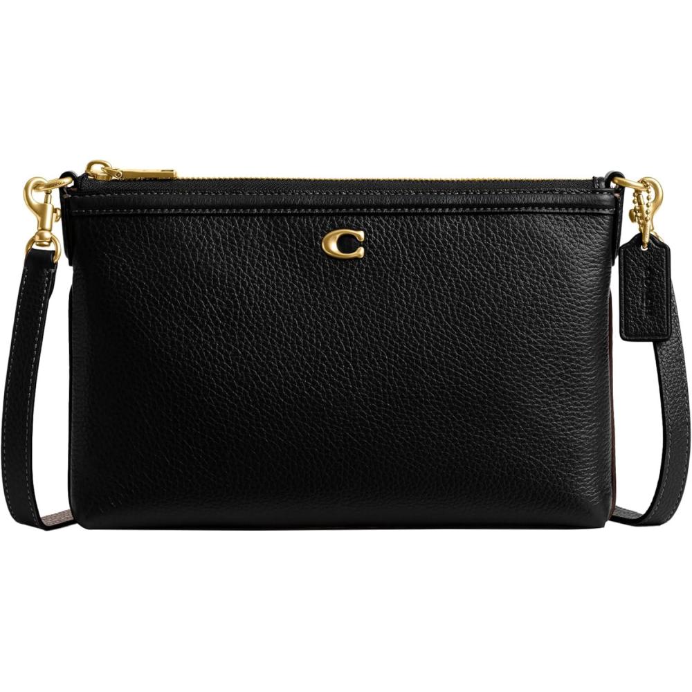 image:imageCOACH womens Legacy Zip Top CrossbodyB4Black