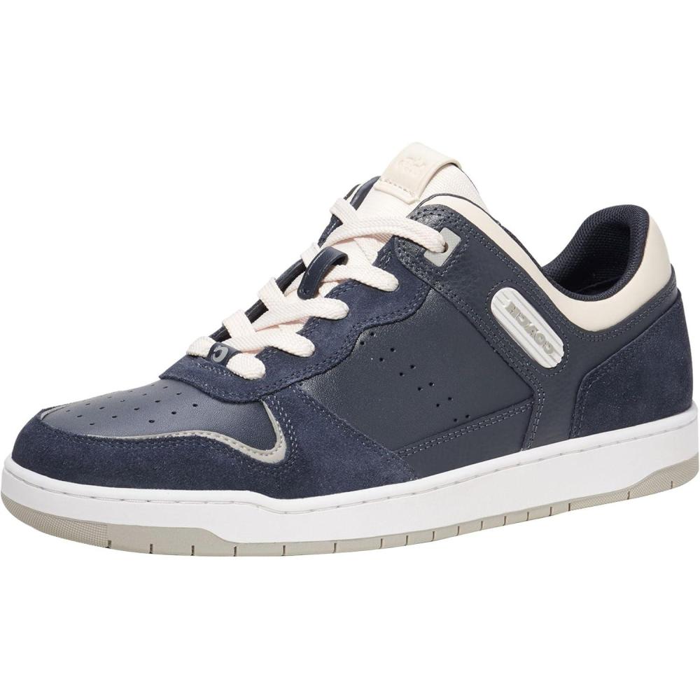 image:imageCoach Mens C201 Mixed Material SneakerMidnight Navy