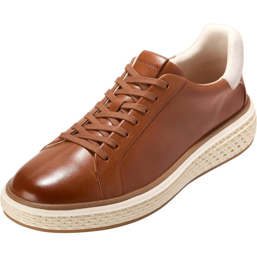 image:imageCole Haan Mens Grandpro Court SkyweaveBritish TanDark ChocolateNatural