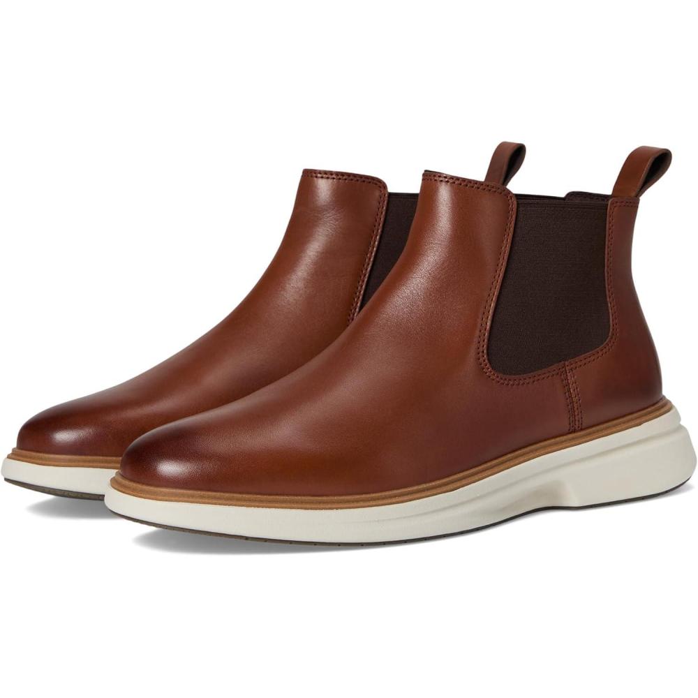 image:imageCole Haan Mens Originalgrand Cityspectre Chelsea BootsWoodburyDark NaturalSilver Birch