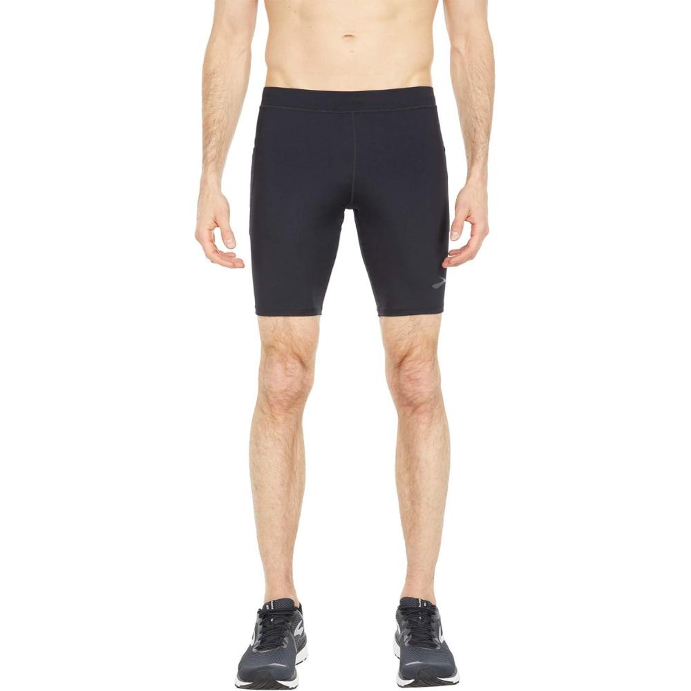 image:imageMens Source 9quot Short Tight Lightweight Running Compression Shorts with Seamless Fitted Fit ampamp Dropin Storage  Black  Medium